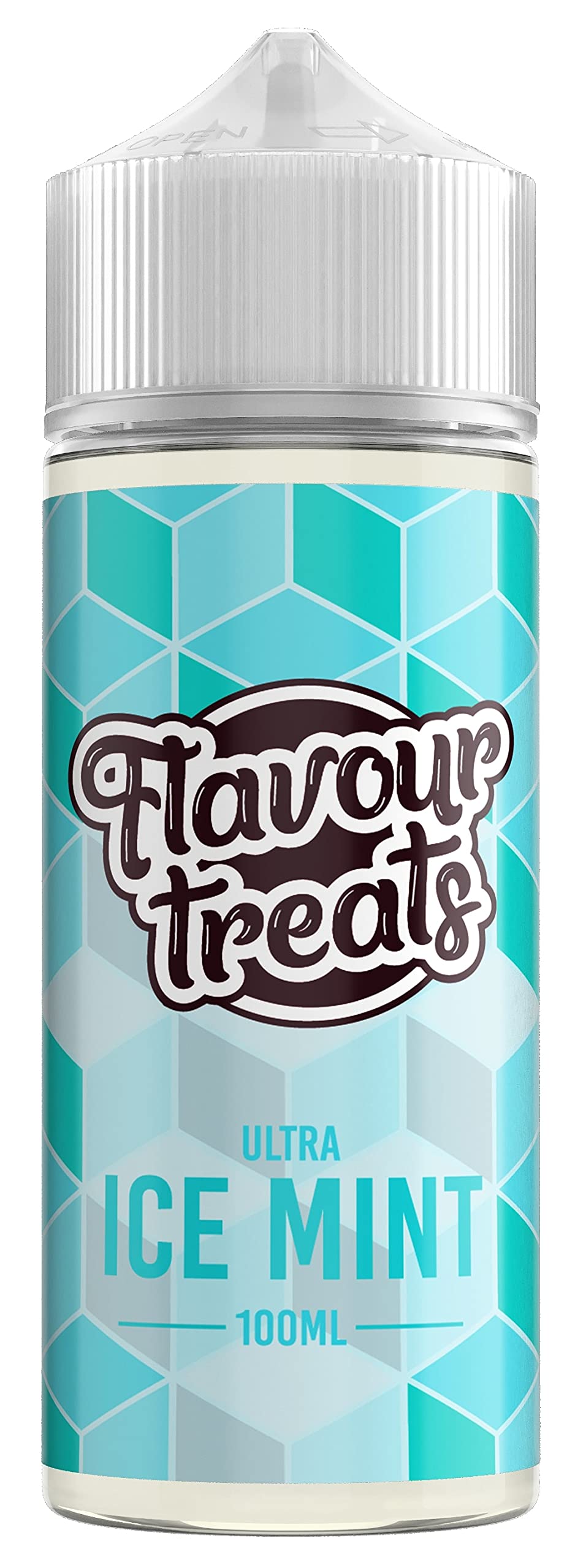 Flavour Treats - Ultra Ice Mint - E Liquid 100ml Shortfill - Vape Juice - No Nicotine - from The Makers of Ohm Boy