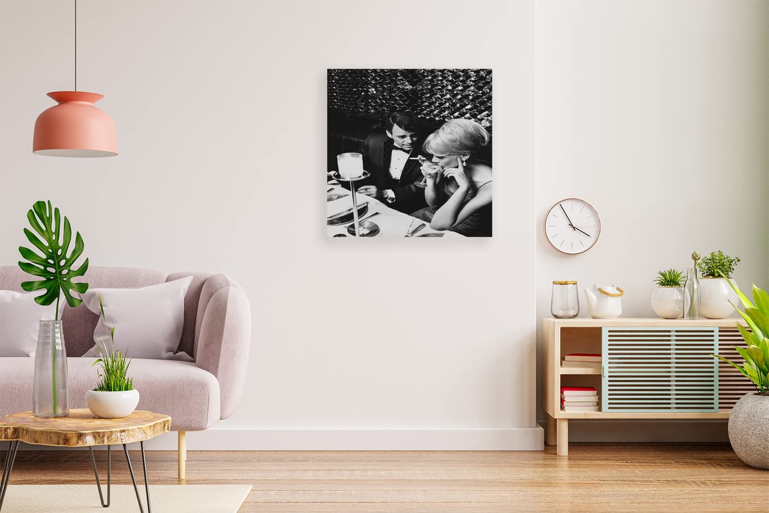 VERRE ARTPrinted Framed Canvas Painting for Home Decor Office Wall Studio Wall Living Room Decoration (14x14inch Wrapped) - A Brooklyn