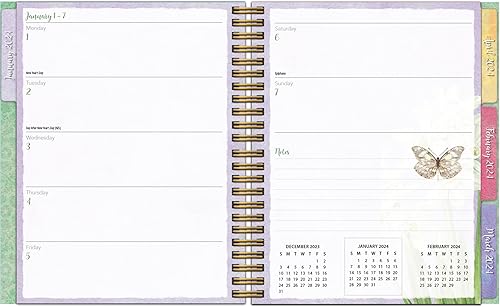 Miniatura 3 de WSBL Planificador 2024 File-It de mariposas (24997071007)