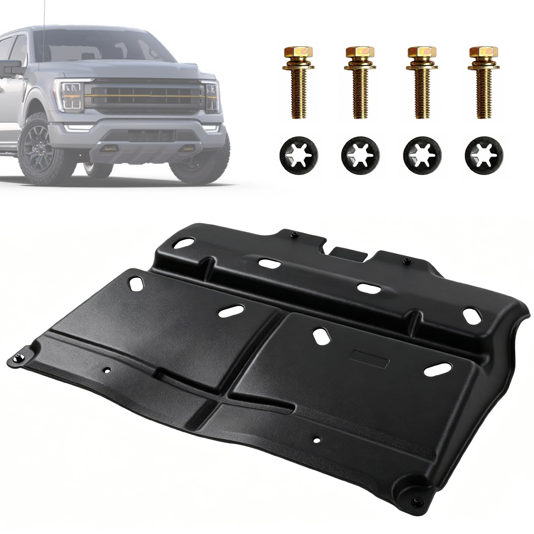 Engine Splash Shield for F150 Gasoline 2015-2024 ML3Z-7222-D JL3Z-7222-C