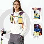 15L Petit sac à dos de randonnée Voyage sac à main coloré léger emballé sac à Dos pliable Casual