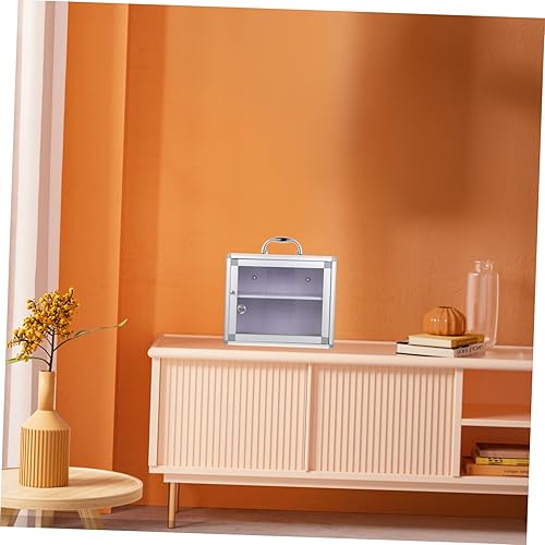 Miniatura 4 de Caja de bloqueo de medicamentos para el hogar, caja de medicamentos montada en la pared, segura y resistente, fácil de abrir y cerrar, suministros