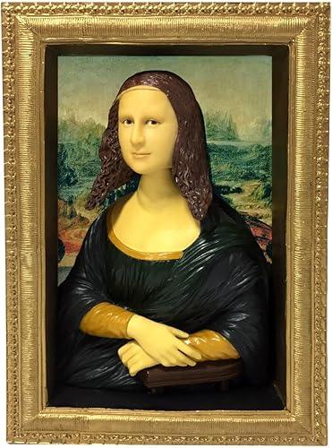 Mona Lisa Réplica Pintura Bobblehead - Leonardo da Vinci Louvre París