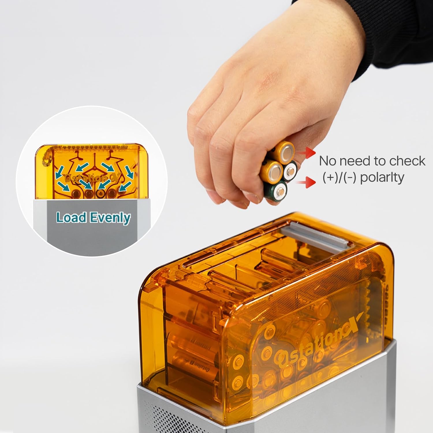 OLIGHT Ostation X no polarity check feature