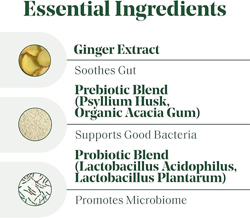 Miniatura 3 de Semaine super prebiótico + probiótico para mujeres, fórmula multi-acción efectiva 3-en-1 para nutrir la salud intestinal, aliviar el SII, apoyar el