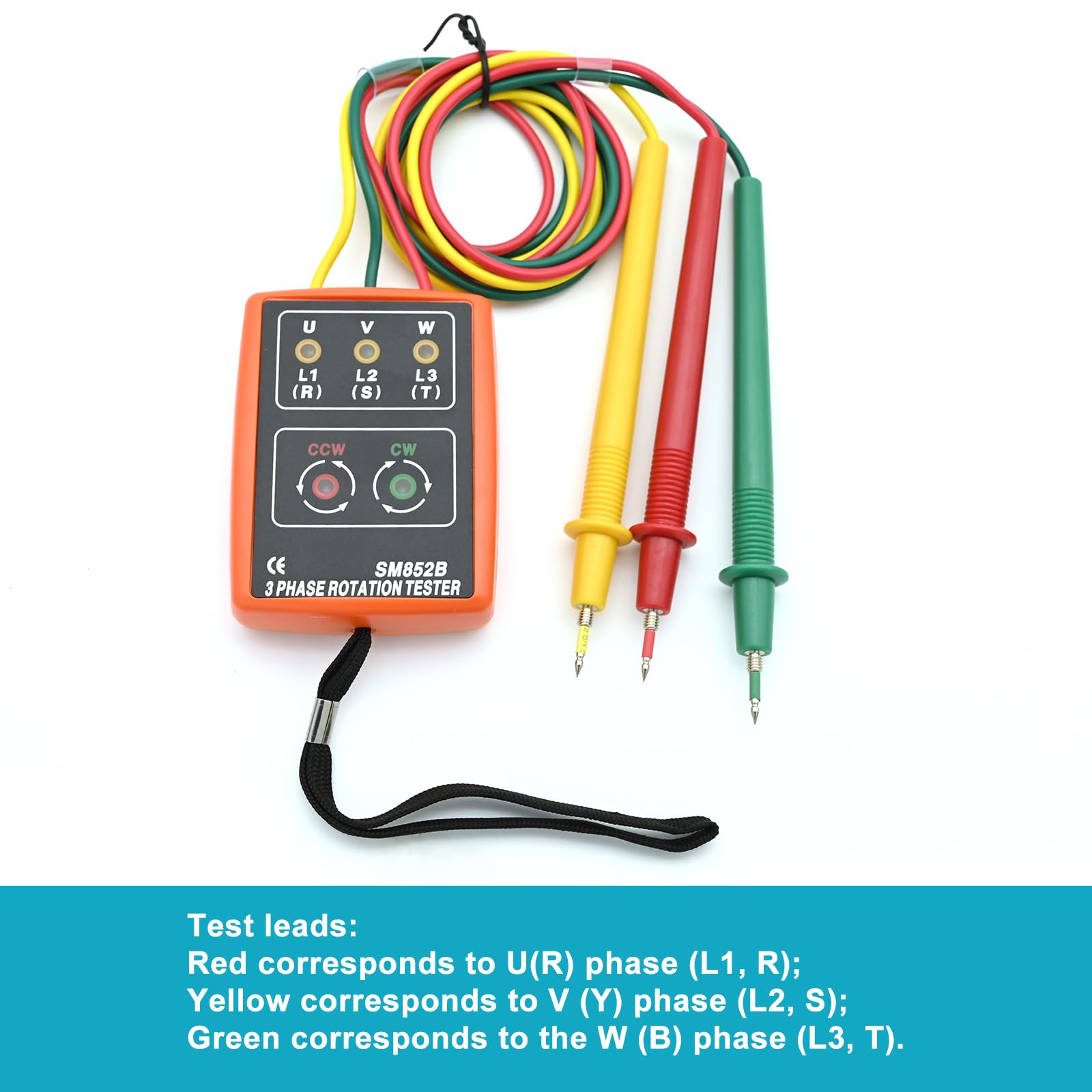 High Voltage Phase Rotation Meter