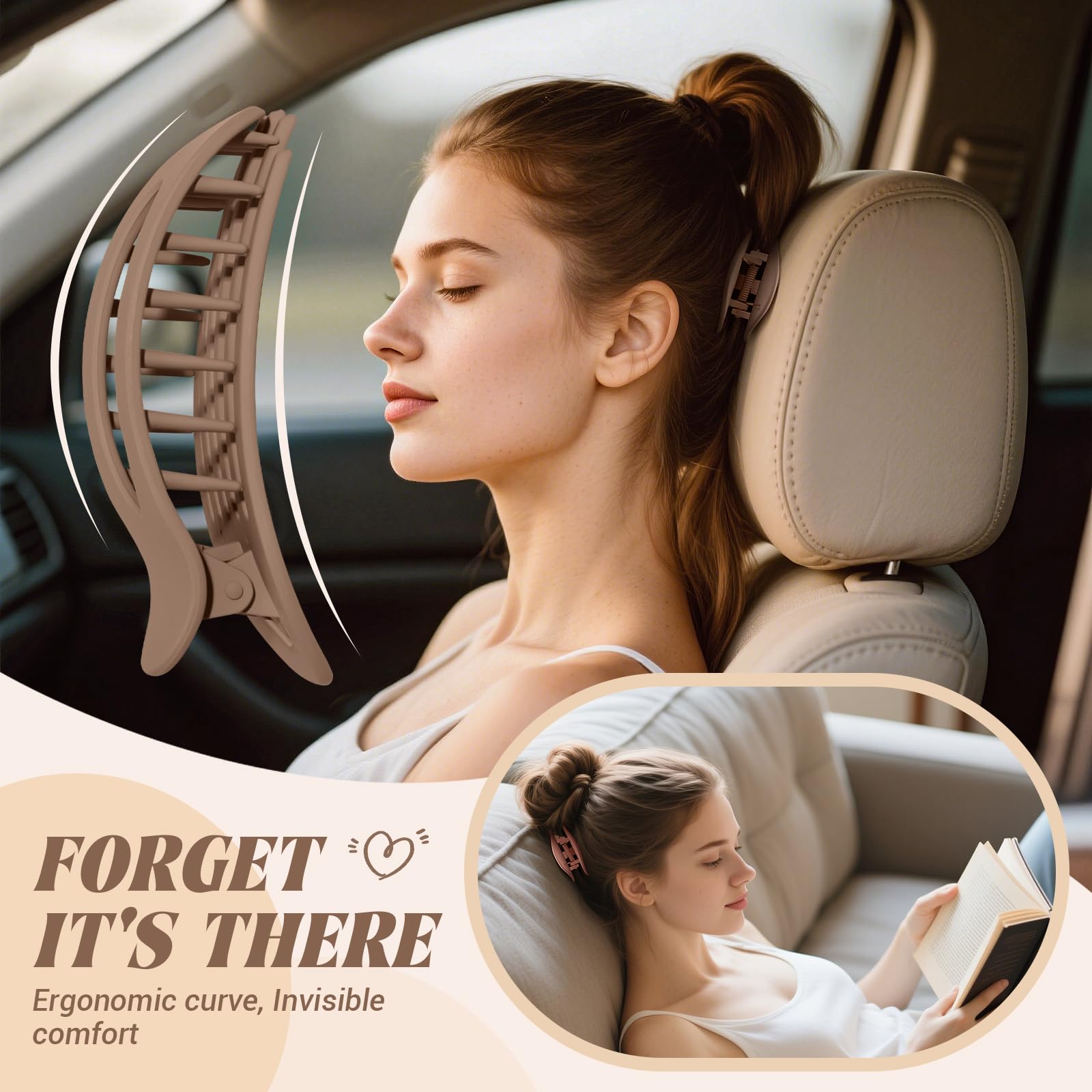 Tumurup 6 PCS Flat Hair Clips Women - Image 3