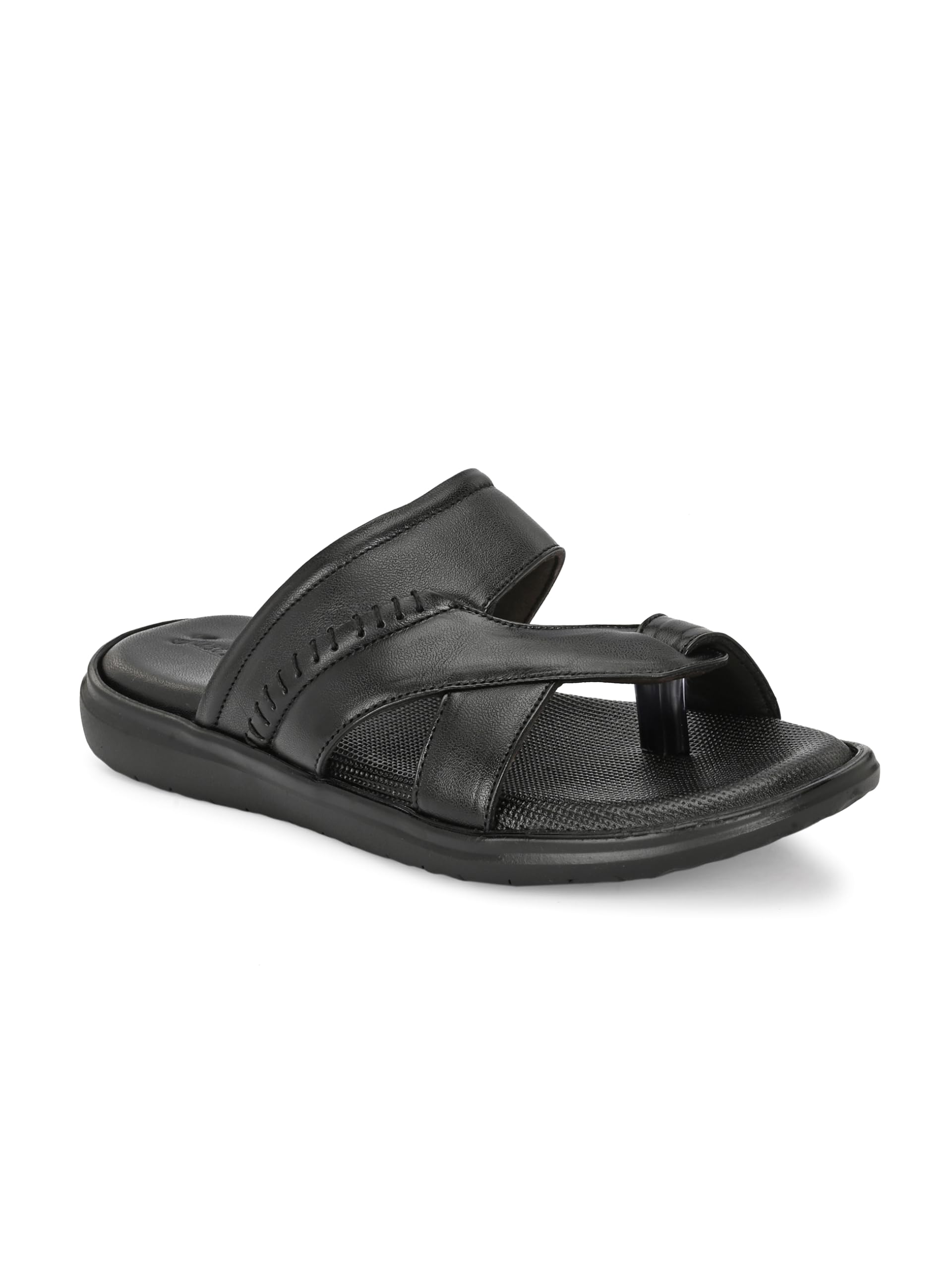 Men Handcrafted Leather Slip-Ons | Flexible Straps, Pure Leather Insole & Lightweight Airmix Sole-image-47