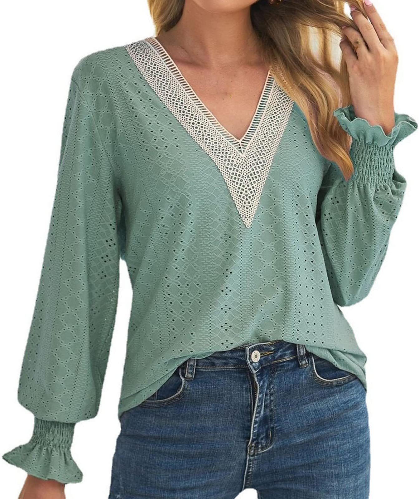 Women Long Sleeve Tops UK Casual Loose T Shirt Checkered Shirt Button Down Off-Shoulder Tops T-Shirt Funny Hawaii Camouflage Fashion Ladies Autumn and Winter Blouse Shirt Tops