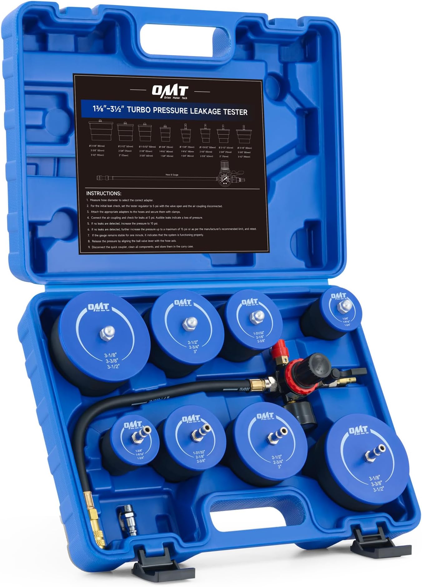 Orion Motor Tech Turbo System Leakage Tester Kit