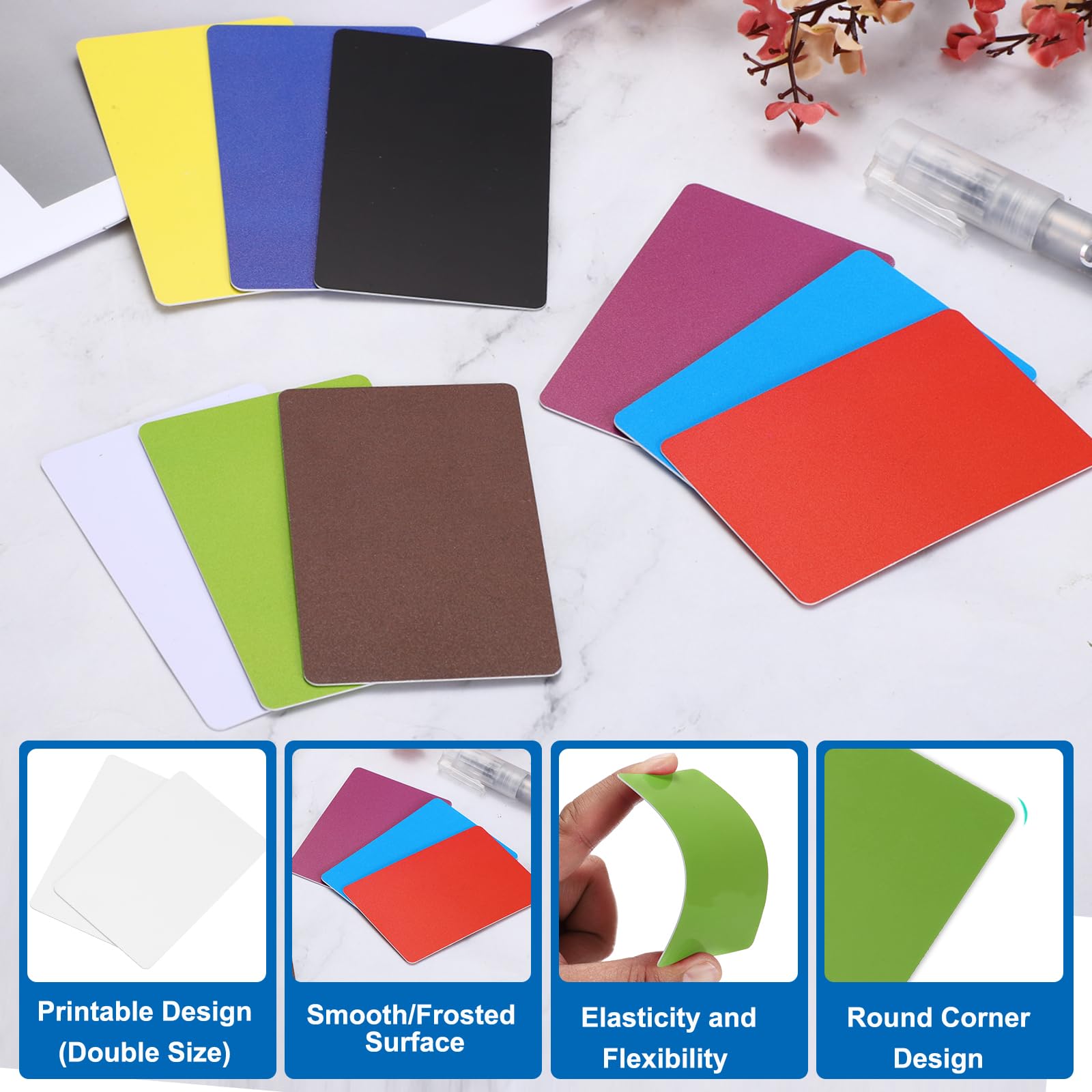 PATIKIL 20Pcs Inkjet PVC ID Cards - Image 4