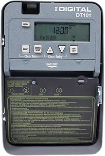 20-Amp 24-Hour SPST 1-Circuit Digital Time Switch DT101