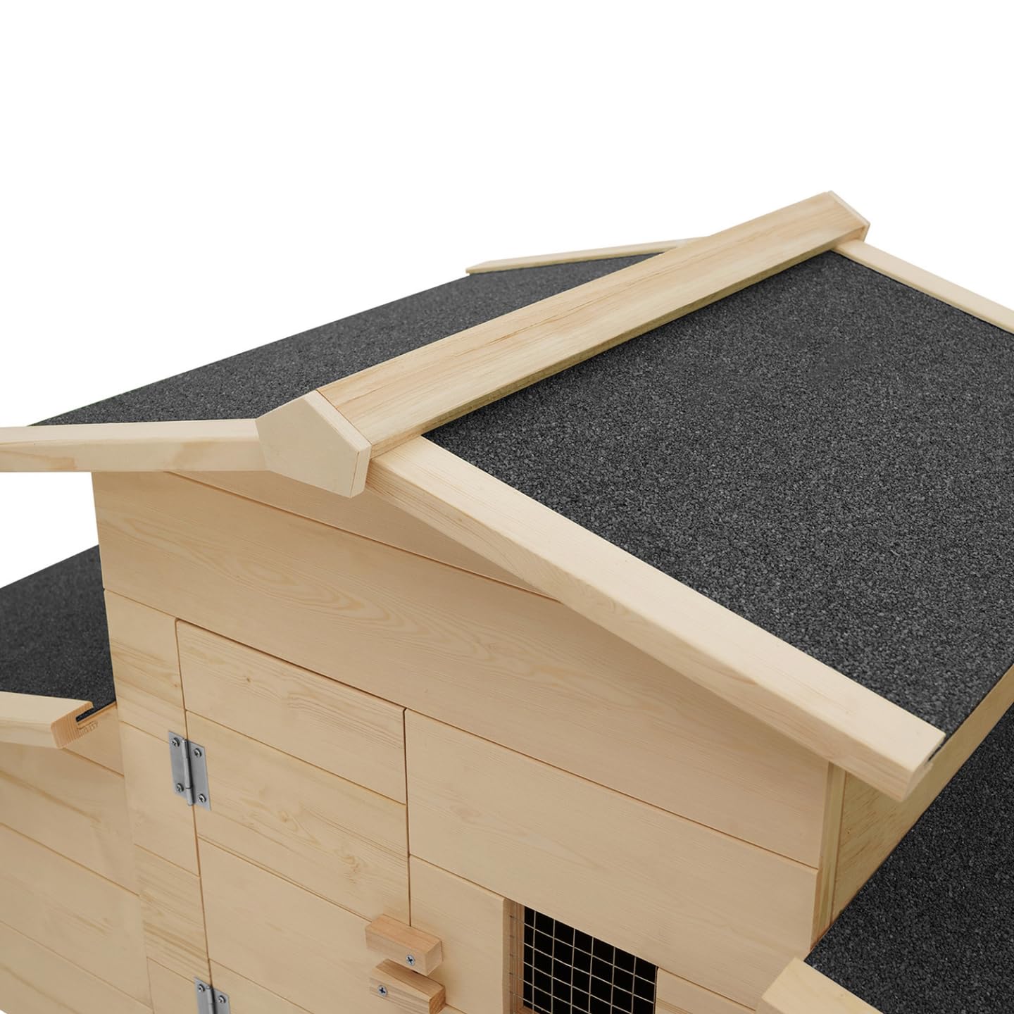 IDmarket – Pollaio comfort con nido per la deposizione delle uova in legno
