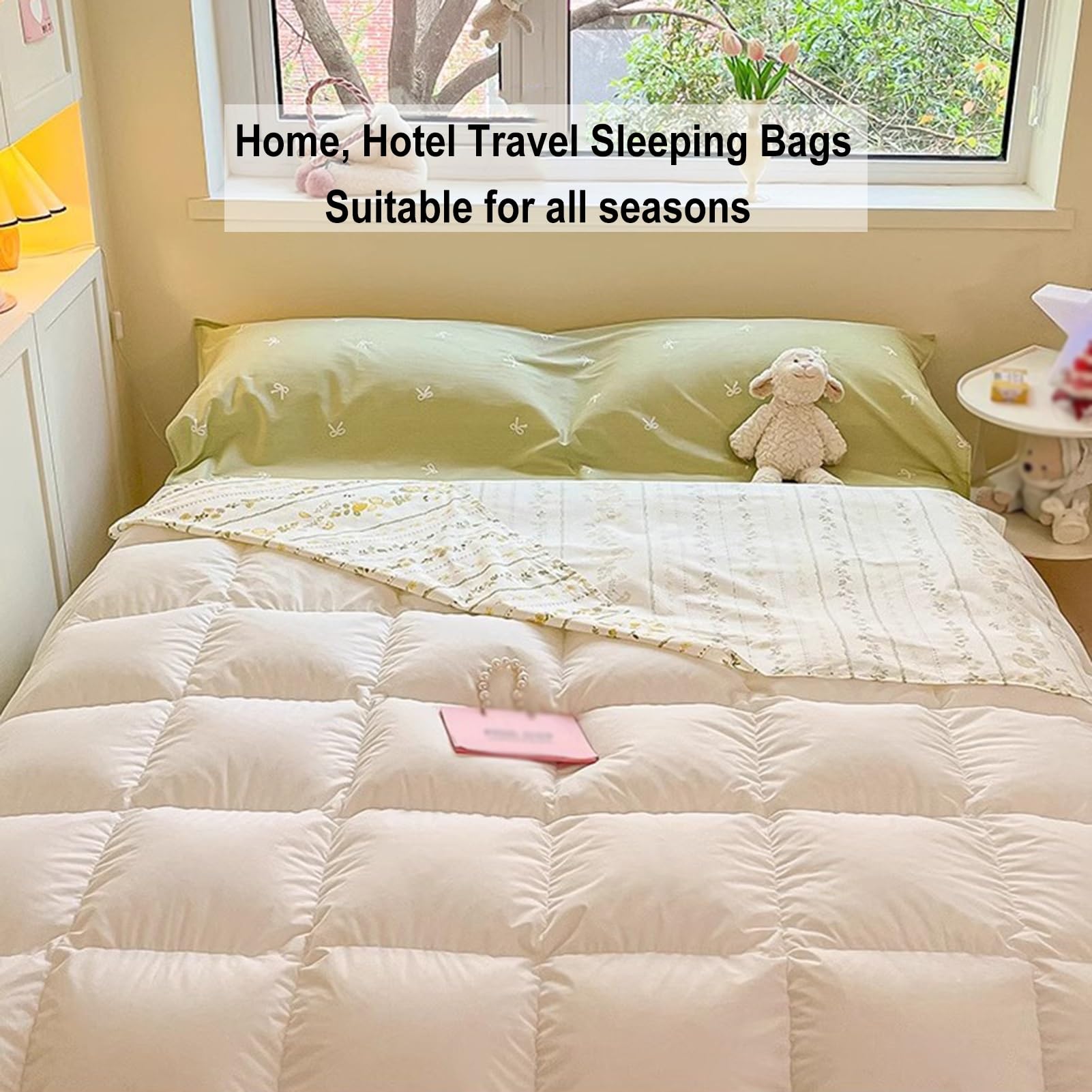 Sábanas para sacos de dormir Sacos De Dormir Para Viajes Al Aire Libre, Cómodos Y Pequeños Sacos De Dormir Forrados Con Sábanas, Sábanas Sucias Del Hotel En La Página De Inicio, Camas Individuales Y D