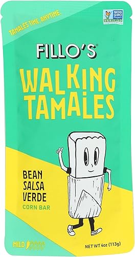 FILLOS Bean Salsa Verde Walking Tamales, 4 OZ