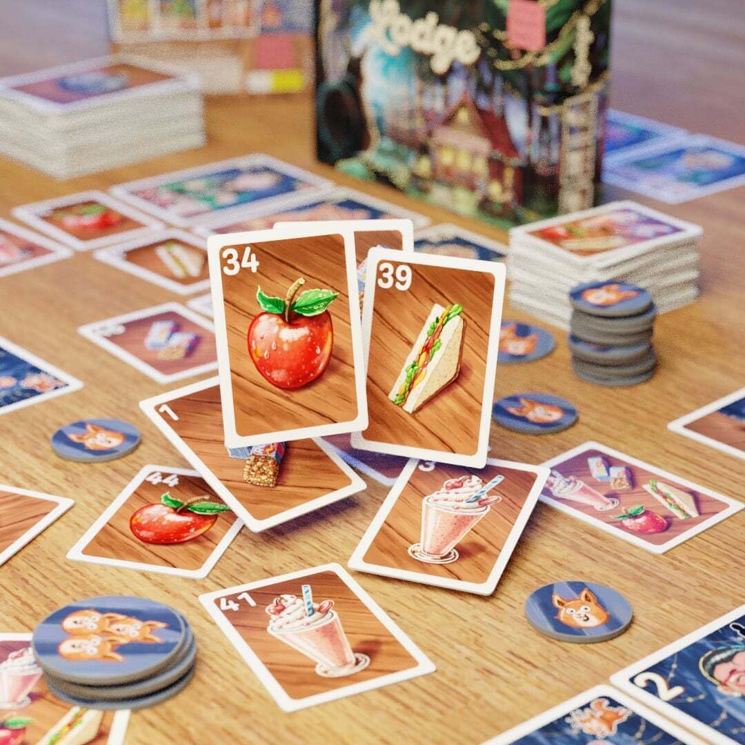 LODGE Board Game, Party Game, Italian and English. Little Rocket Games