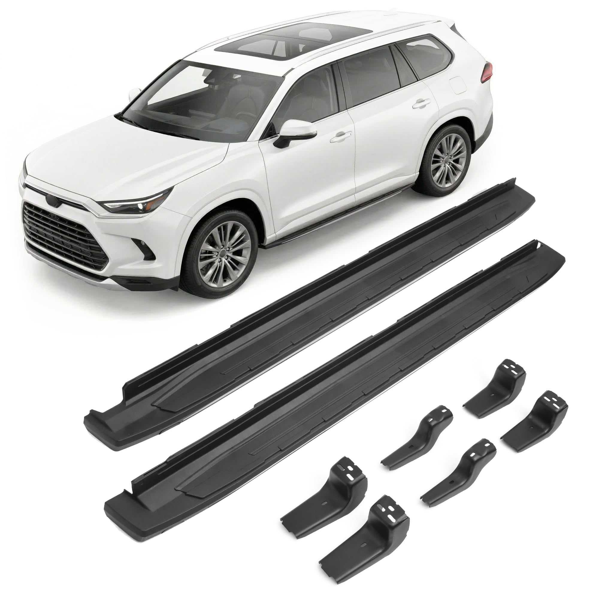 View 1 of ***MISSING PARTS***Yawrpats Running Boards for Toyota Grand Highlander/Lexus TX 2024-2026