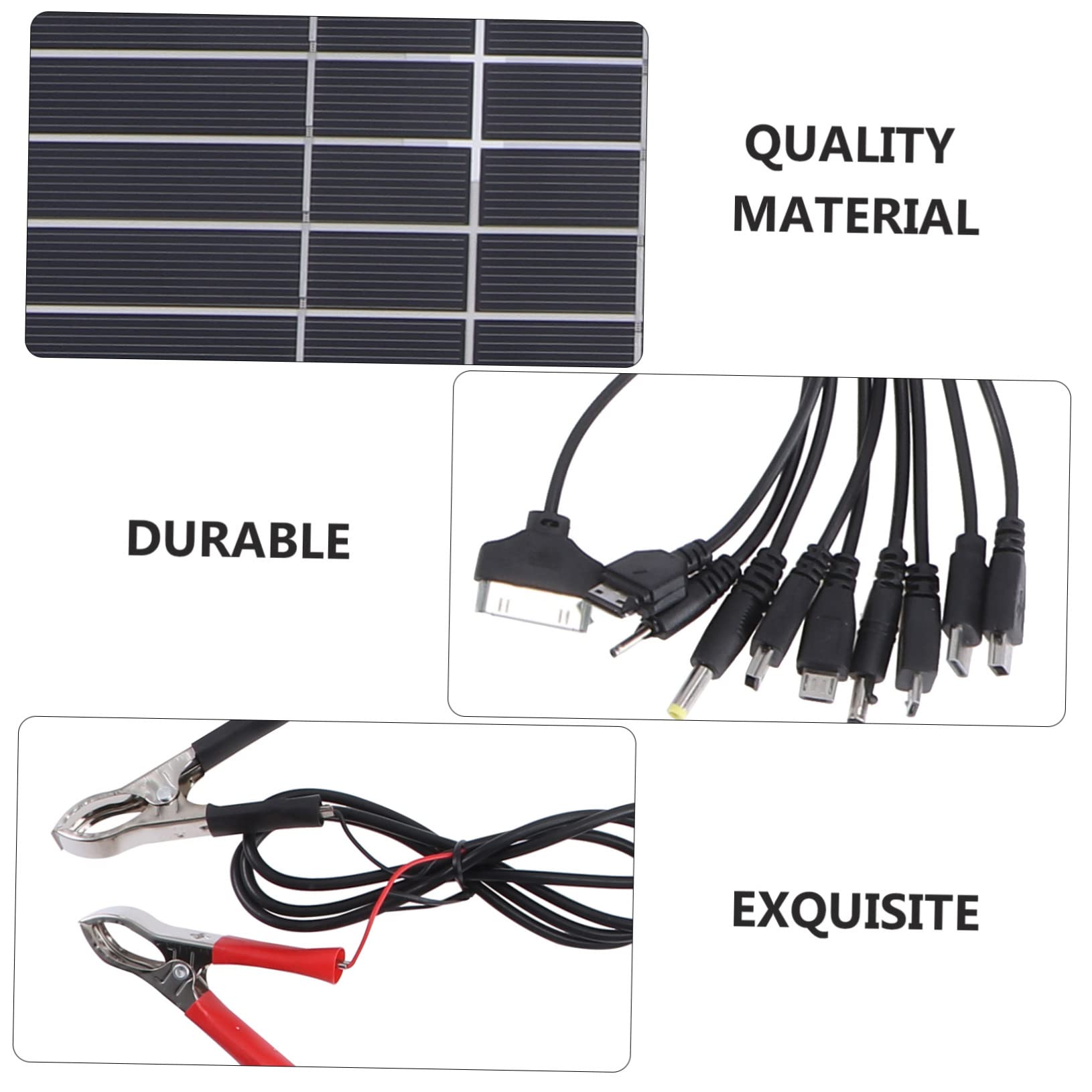 HEMOTON Kits De Paneles Solares Para Exteriores Paneles Solares Fotovoltaicos Carga Solar Para Caravaning Energía Solar Móvil
