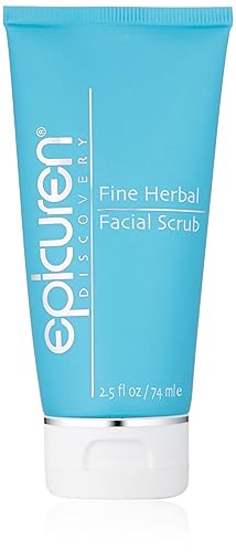 Epicuren Discovery Exfoliante facial de hierbas finas albaricoque, 2.5 onzas líquidas