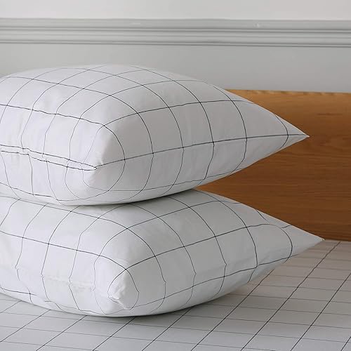 Miniatura 9 de JELLYMONI Juego de funda de colcha de algodón, juego de cama suave de lujo (funda de colcha y fundas de almohada) (sin edredón)