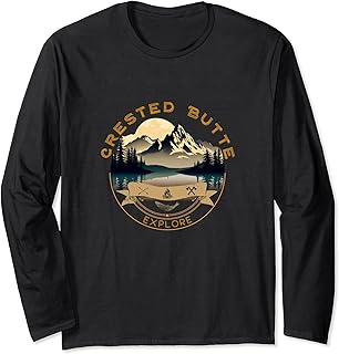 Crested Butte Vacation Apparel - Crested Butte Souvenir Long Sleeve T-Shirt