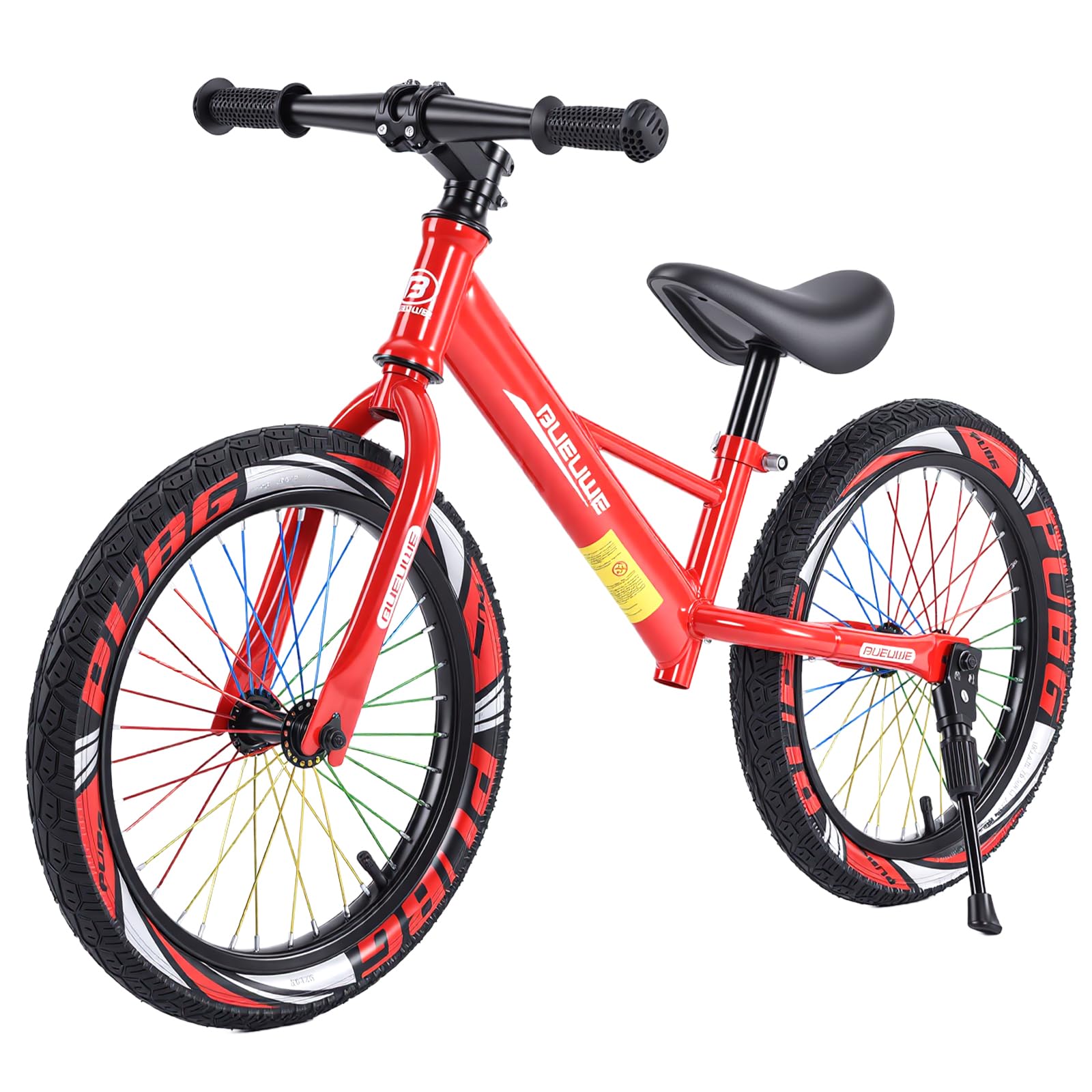Luftreifen, höhenverstellbarer Sitz, robuster Stahlrahmen mit Tragegriff & Ständer Geschenk Fahrrad Jungs und Mädche