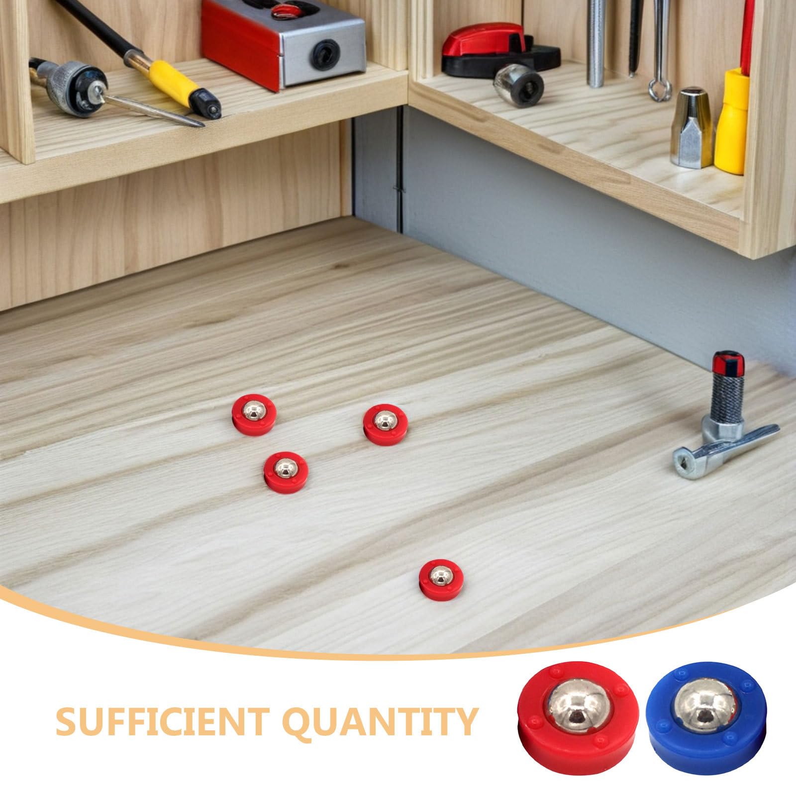 Gatuida 30 Stück Mini-Ersatzrollen für Shuffleboard, Curling-Tischspiel, rutschfeste Pucks für Reisen und Indoor-Unterhaltung