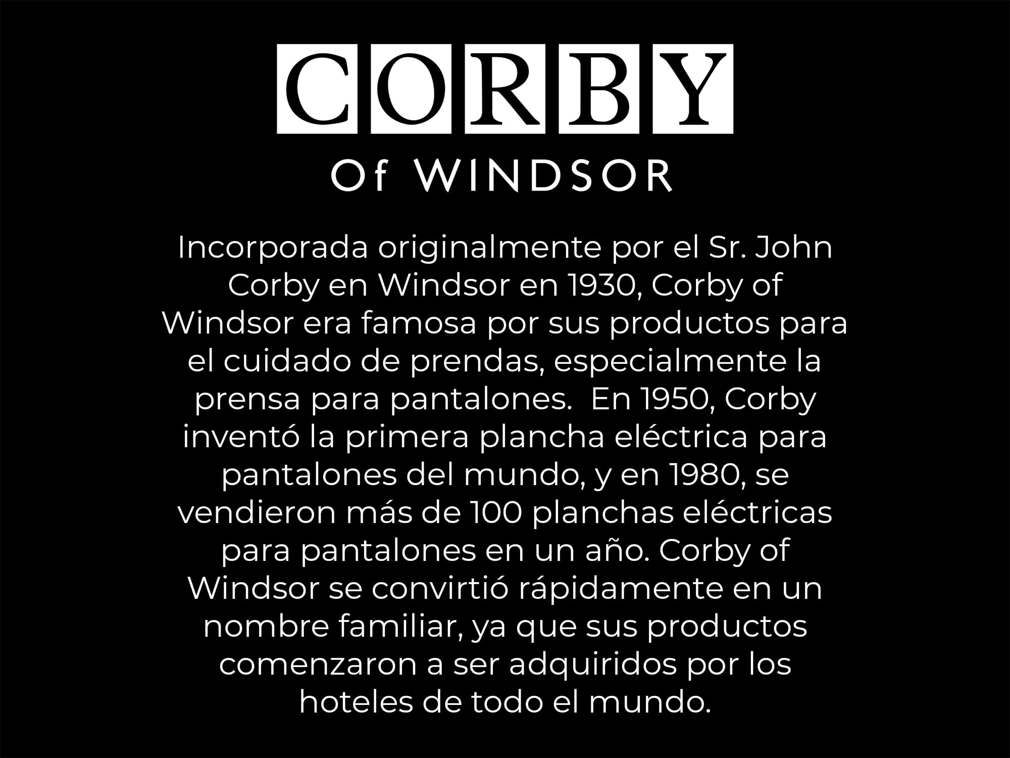 Corby 4400 Prensa Pantalones Caoba Enchufe EU
