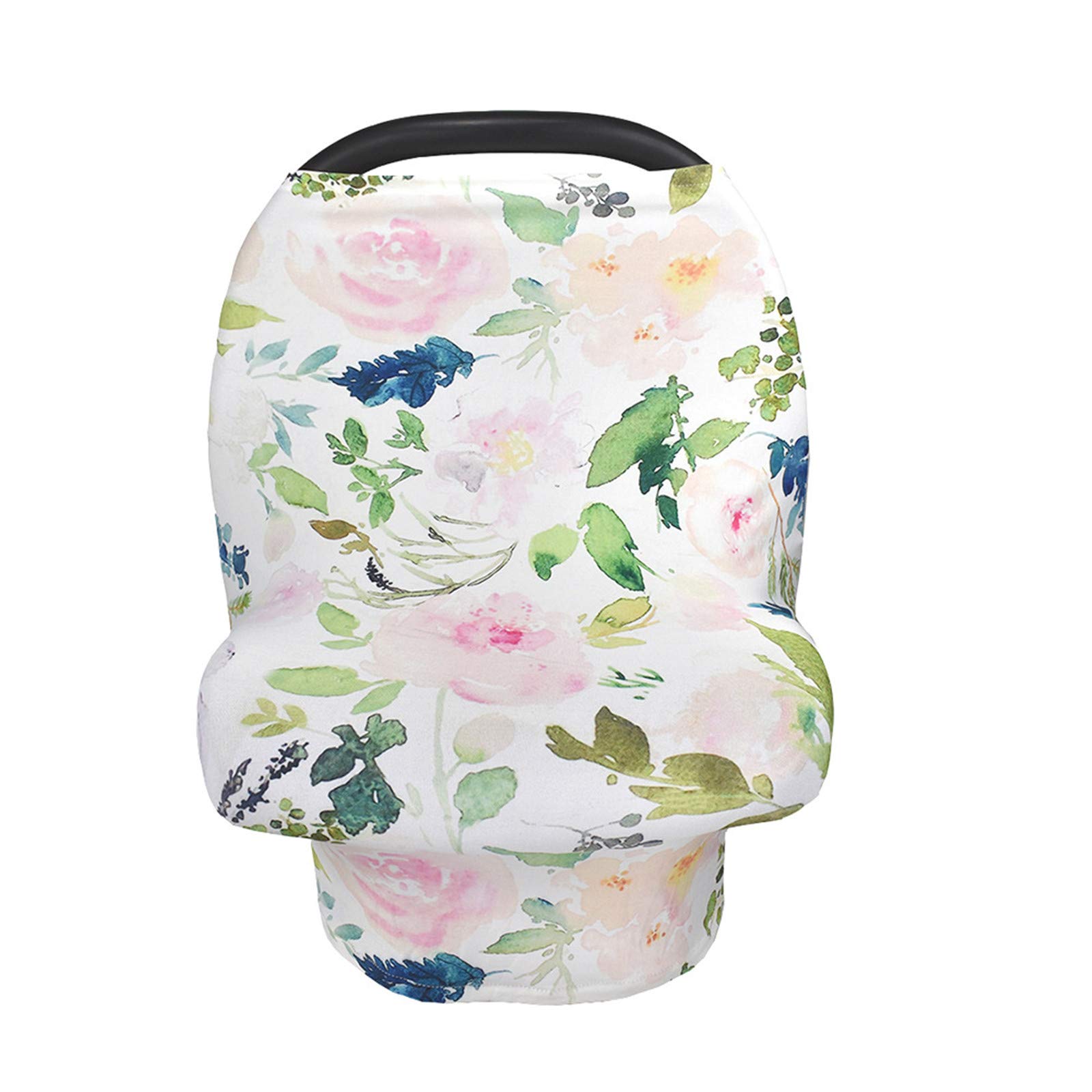Nursing Cover for Breastfeeding, Stretchy Car Seat Cover for Babies, Soft Breathable Breastfeeding Cover, Stroller Covers, Shopping Cart Cover, Multi-Use High Chair Cover, Baby Shower Gifts