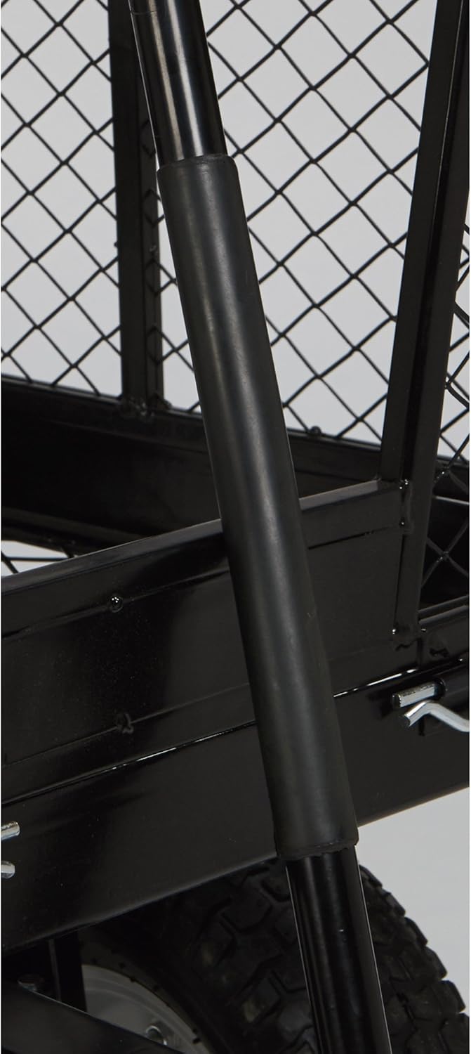 Strongway Steel Jumbo Garden Wagon - 1400-Lb. Capacity, 48in.L x 24in.W : Patio, Lawn & Garden