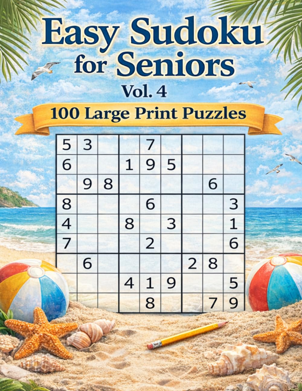 Easy Sudoku for Seniors Vol. 4: 100 Large Print Puzzles