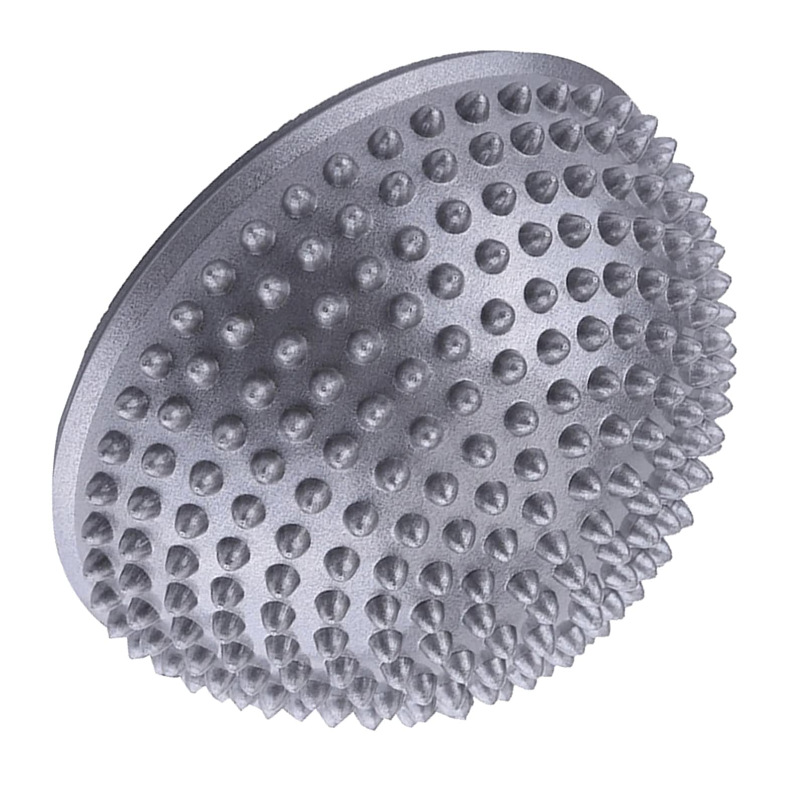 Aramox Half Exercise Pods, Spiky Point Design for Gym and Pilates Sessions, Enhances Foot Muscle Strength (Silver)