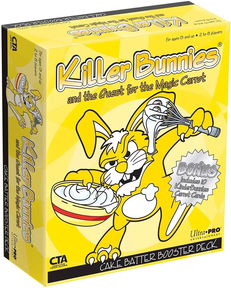 Killer Bunnies and The Quest for The Magic Carrot - Cake Batter Expansion, a Fluffy and Delicious Addition to The Base Game!