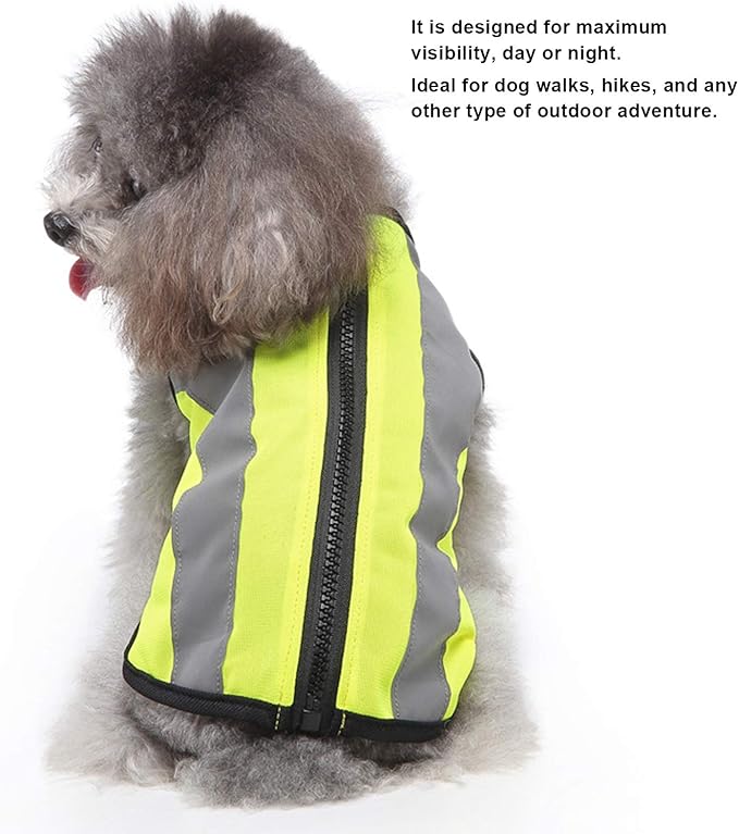 Chaleco Reflectante para Perros AYNEFY Talla M Seguridad Nocturna miniatura 6