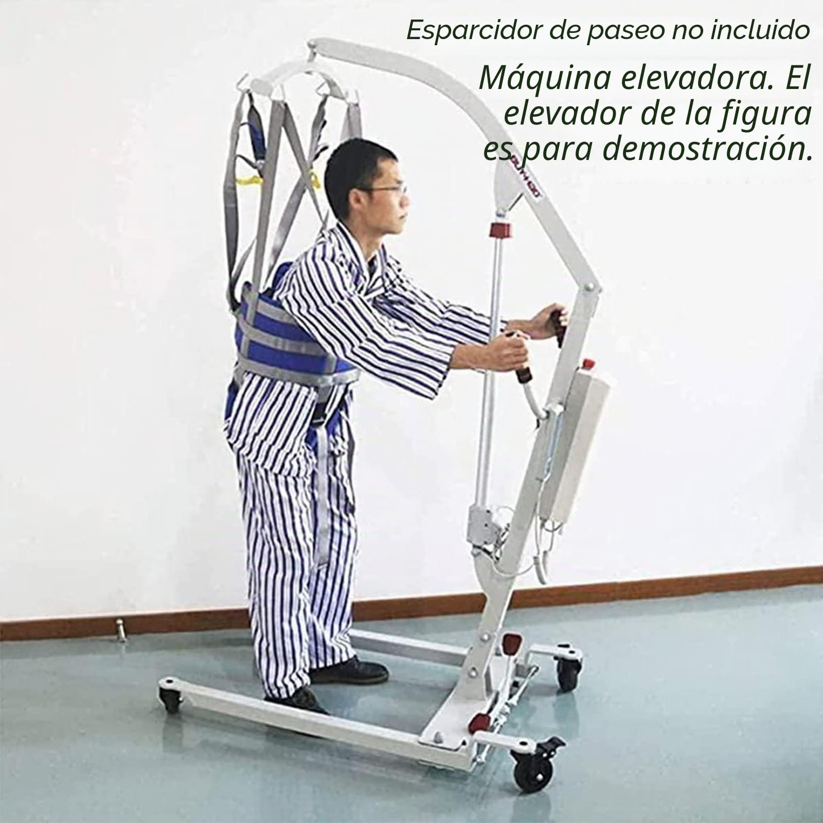 Genérico Arnés para Pacientes Profesional Ajustable - Grúa de Paciente Cinturón de traslado para máquina de elevación, bipedestador para Ancianos, arnés de Transferencia de Pacientes.
