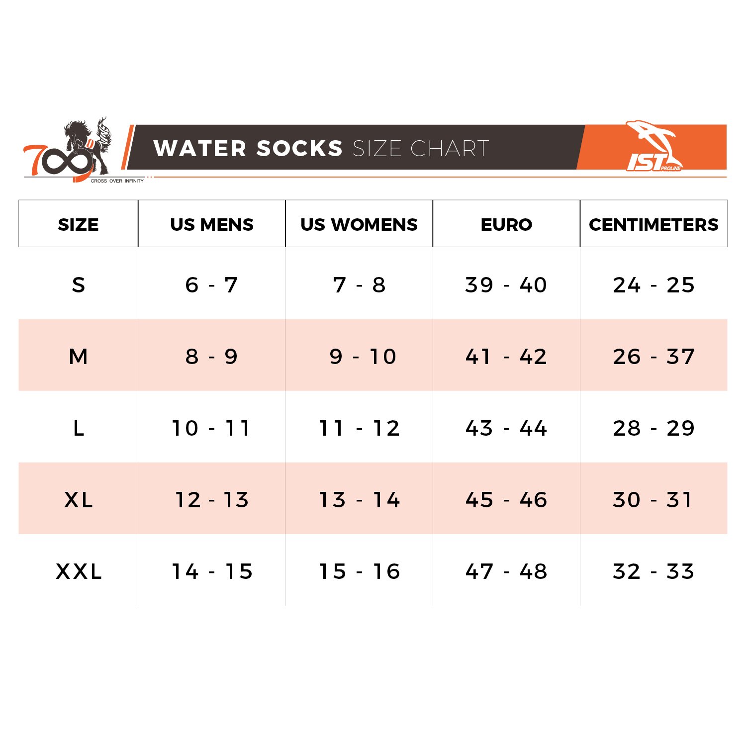 IST Polypropylene High-Cut Warm Water Diving, Freediving Socks (Large)