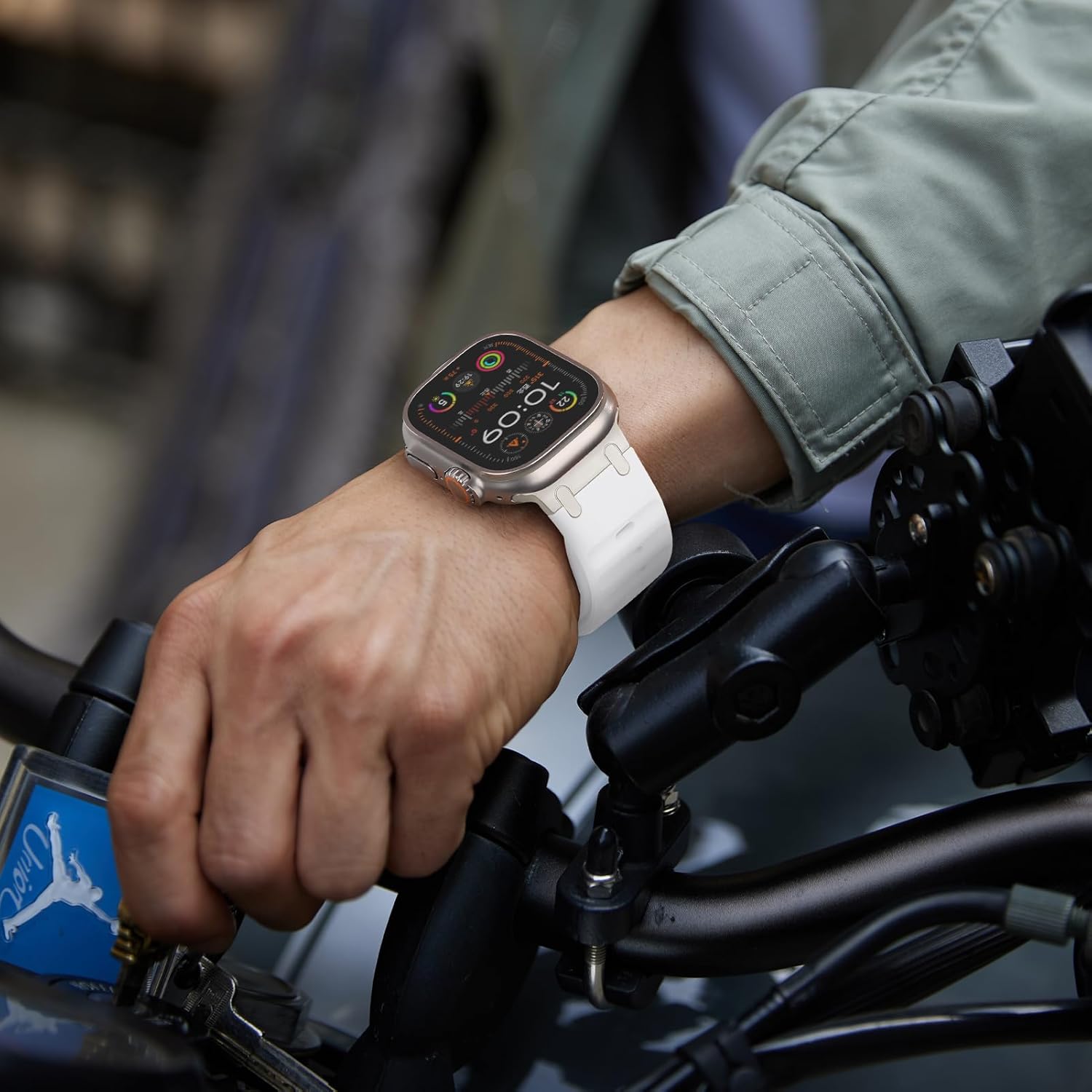 Sport Bands for Apple Watch Ultra 3 2 1 Band 49mm 46mm 45mm 44mm 42mm Women Men,Rugged Wide Silicone Waterproof Wristbands with Metal Adapter Strap for iWatch Series 11 10 9 8 7 6 5 4 SE 3 2,Ultra/3/2 - Image 7