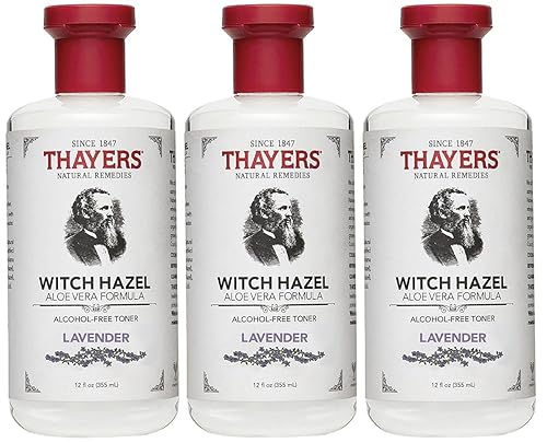 Miniatura 3 de Thayers Tóner de hamamelis con fórmula de aloe vera sin alcohol 12 onzas paquete de 3
