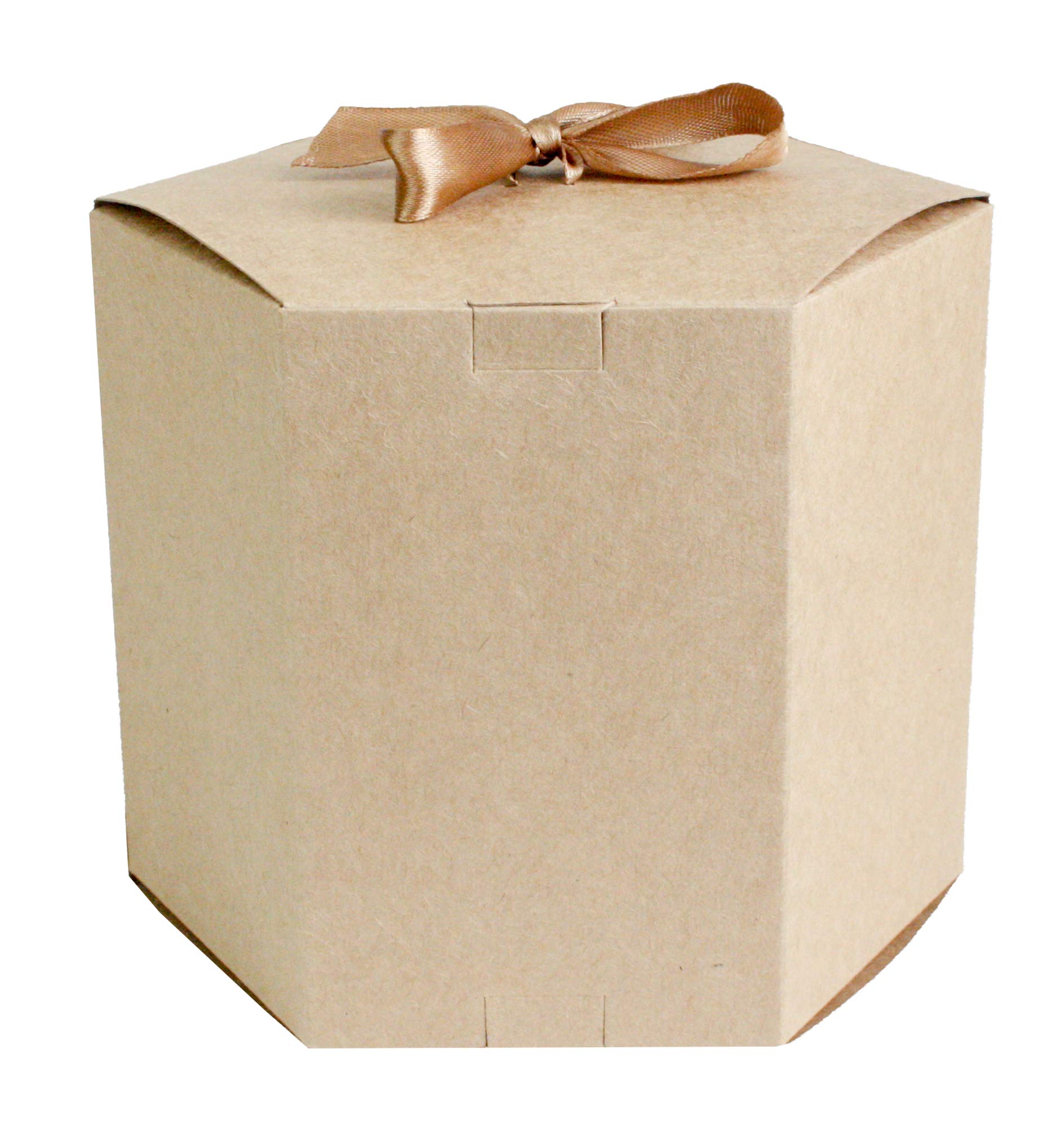 Sacchetti Regalo Esagonali In Carta Kraft - 12 Pezzi Con Finestra E Nastro Per Cupcake, Biscotti, Muffin - Foto 6