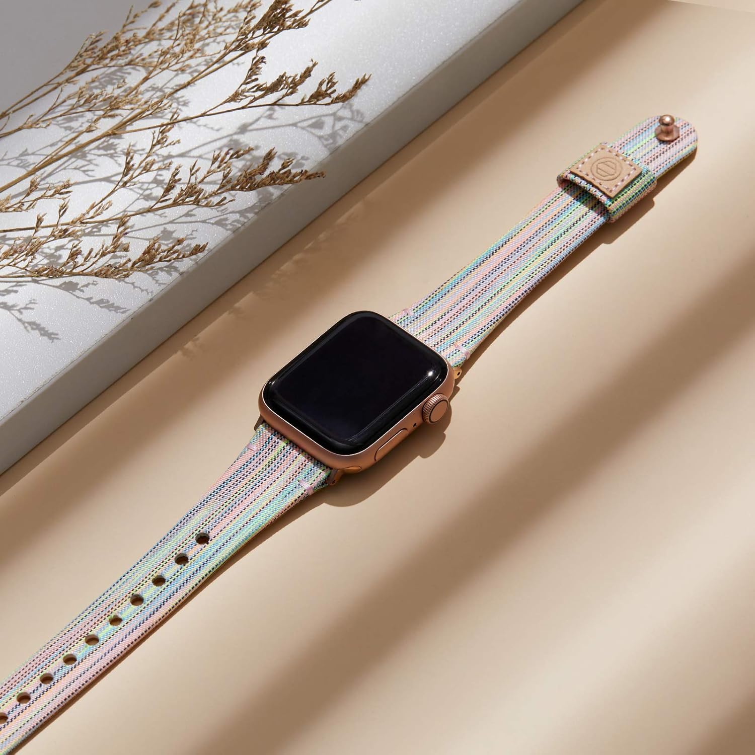 Compatible Fabric Canvas Leather Rainbow Photo