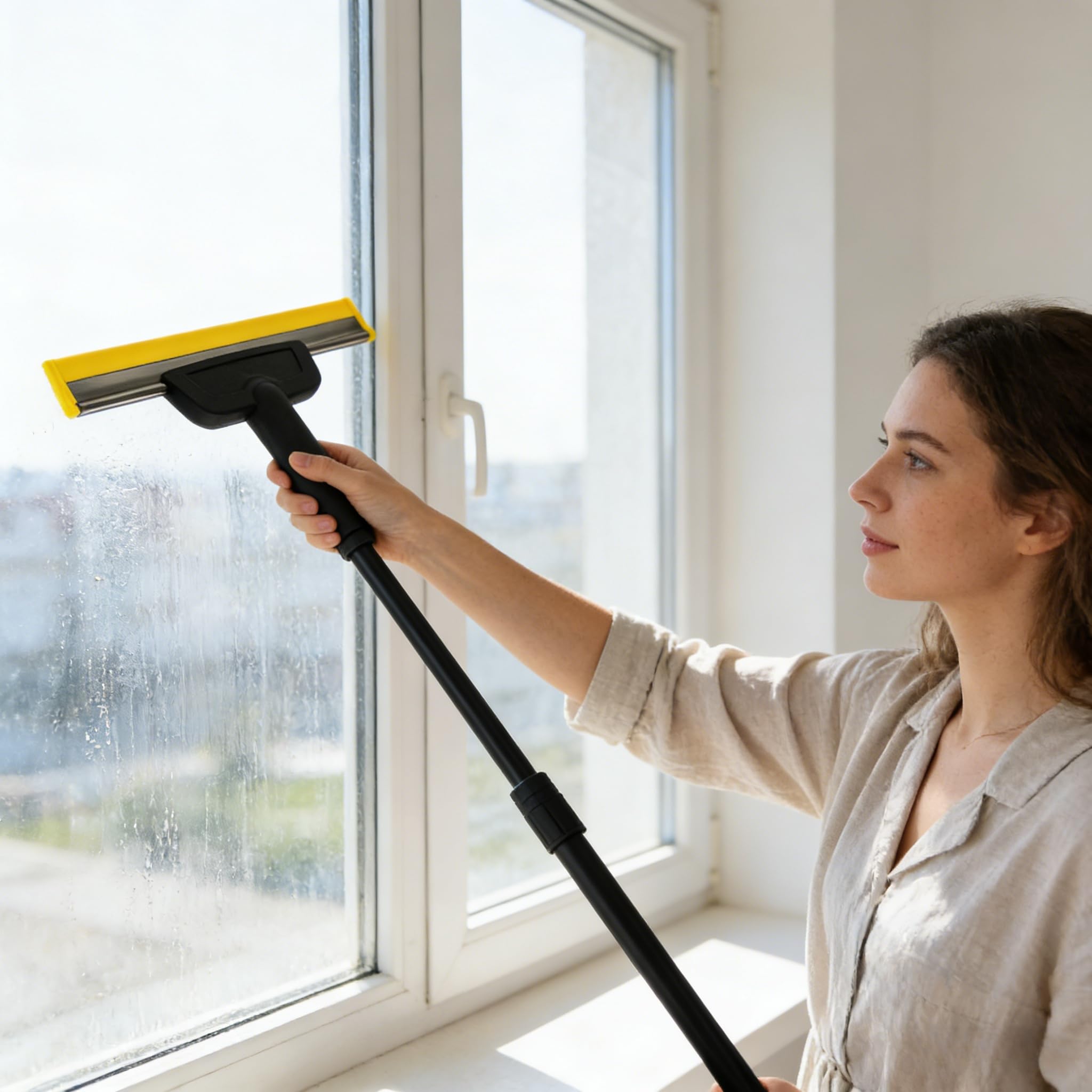 HIYOUNG Boquilla para ventanas compatible con limpiador de vapor Karcher, para limpiador de vapor SC1, SC2, SC3, SC4, SC5, SC7, limpieza sin rayas de vidrio, ventanas y espejos