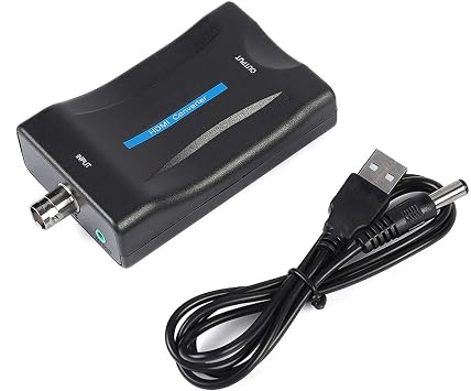 Lazmin112 BNC to for HDMI Converter, HD 1080P/720P Display Video Adapter Monitor, Connect High-Definition TV, High-Definition Projector, etc.