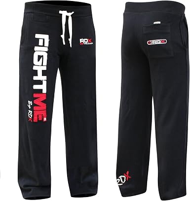 RDX Auténtico Pelea me Fleece Pantalones Pantalones UFC MMA chándal  Gimnasio Jogging Bottoms Joggers Shorts K5 : Amazon.es: Moda