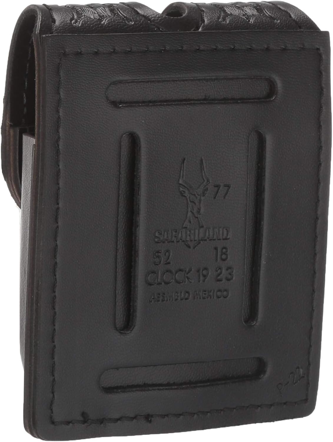 Bianchi 77-283-4HS: 77 Glock 19/23 Bsk Blk, Basket Weave, Black