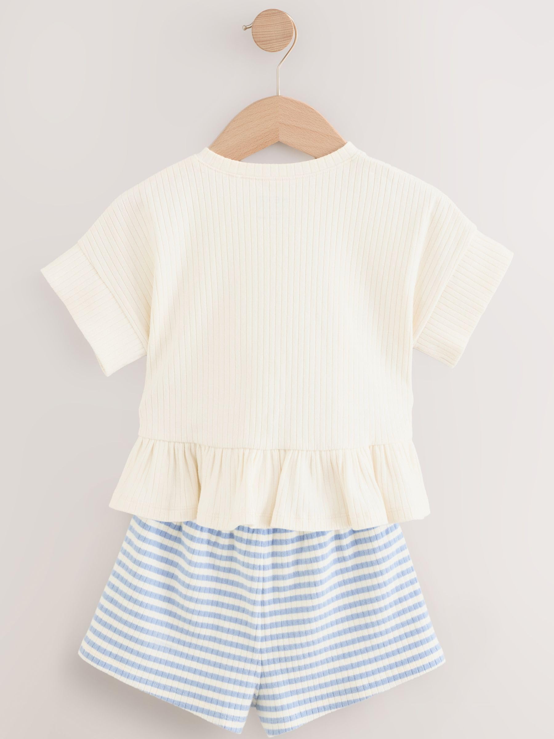 NEXT Fille Ensemble t-shirt et short, lot de 2