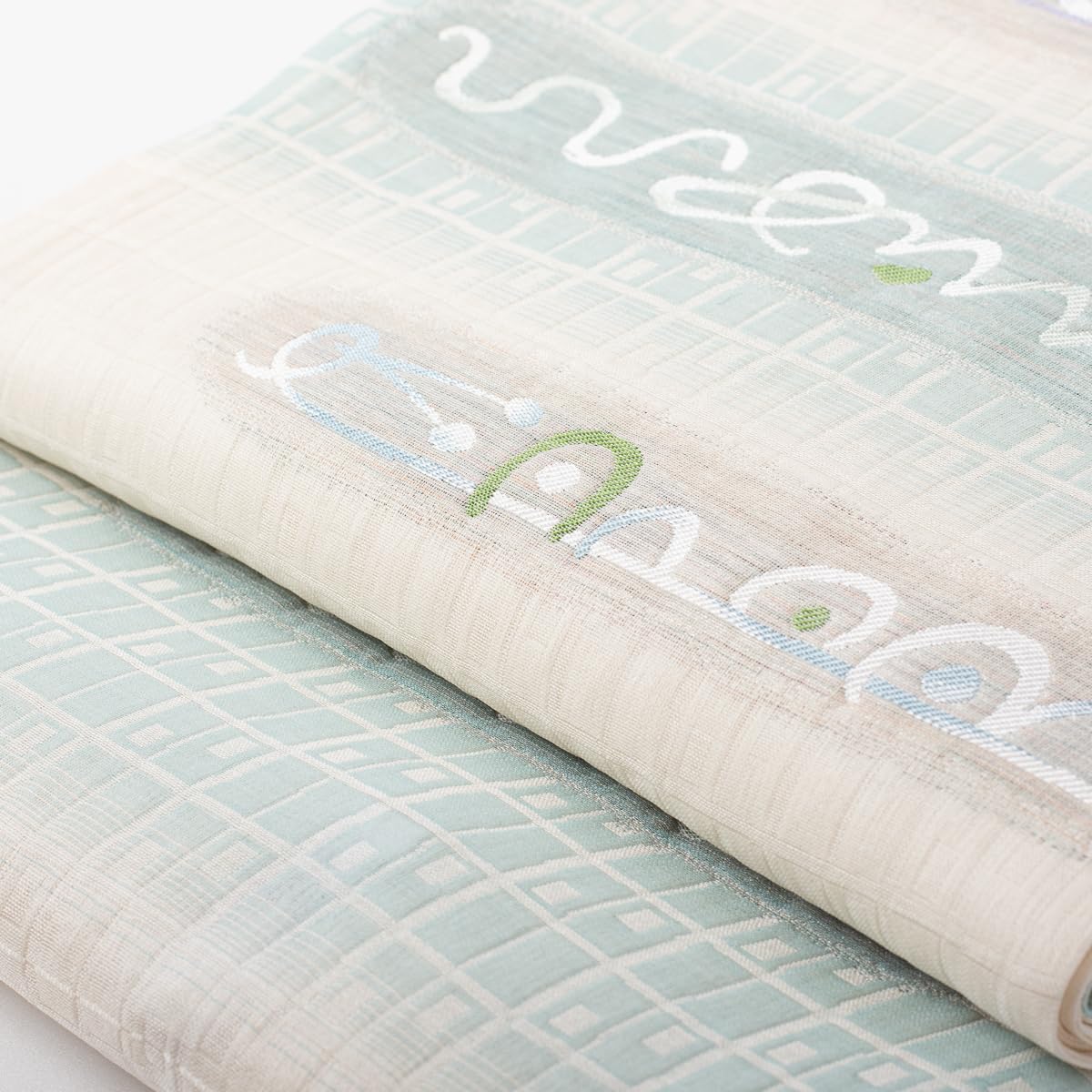 Amazon.co.jp: 西陣織 三幸織物謹製 正絹袋帯 全季節軽量帯 おぼろ  