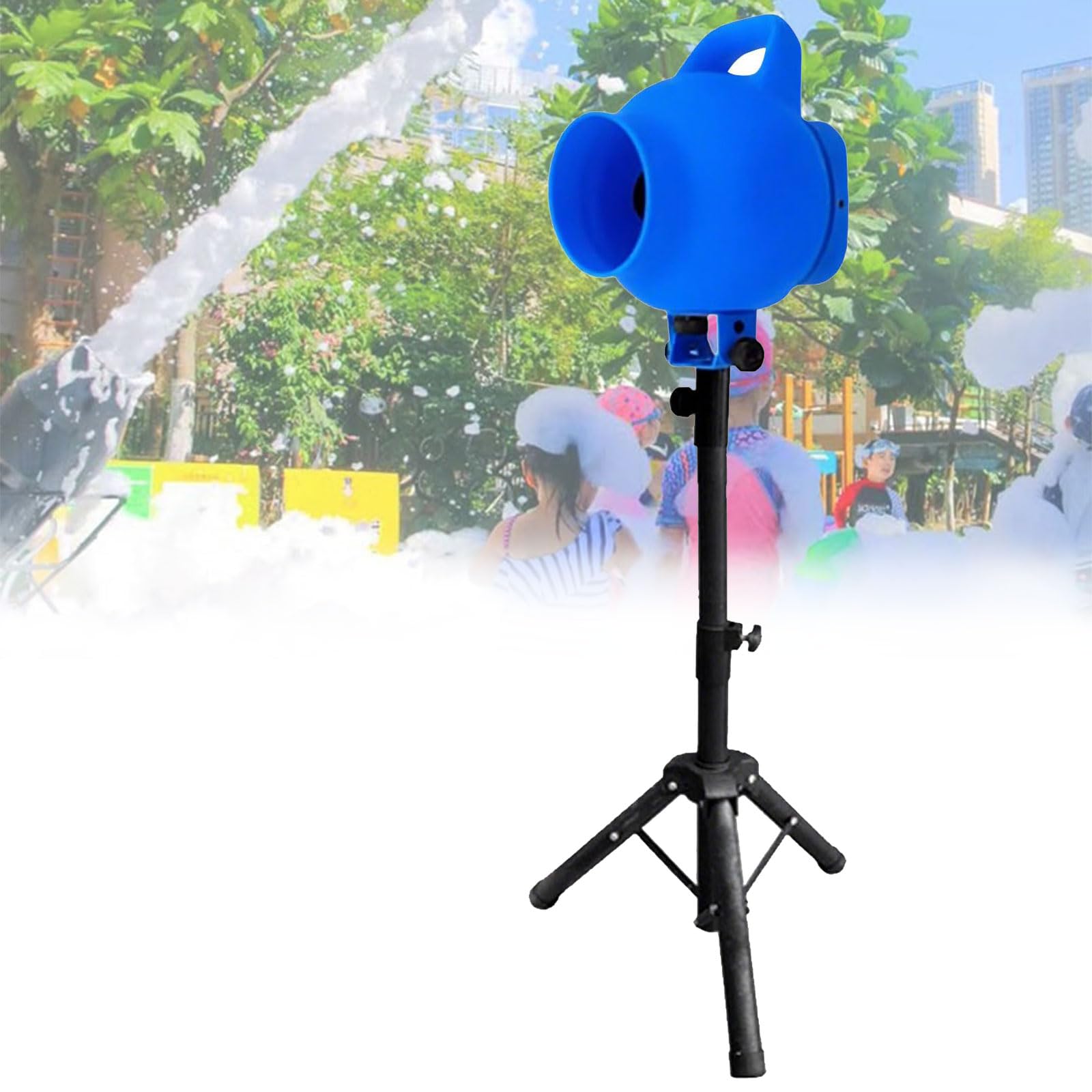 Eiwitany Commercial Foam Machine for Parties & Events, 16-23ft Spray Distance, Ideal for Pool, Backyard, Nightclubs - Large Foam Party Fun! (blue)