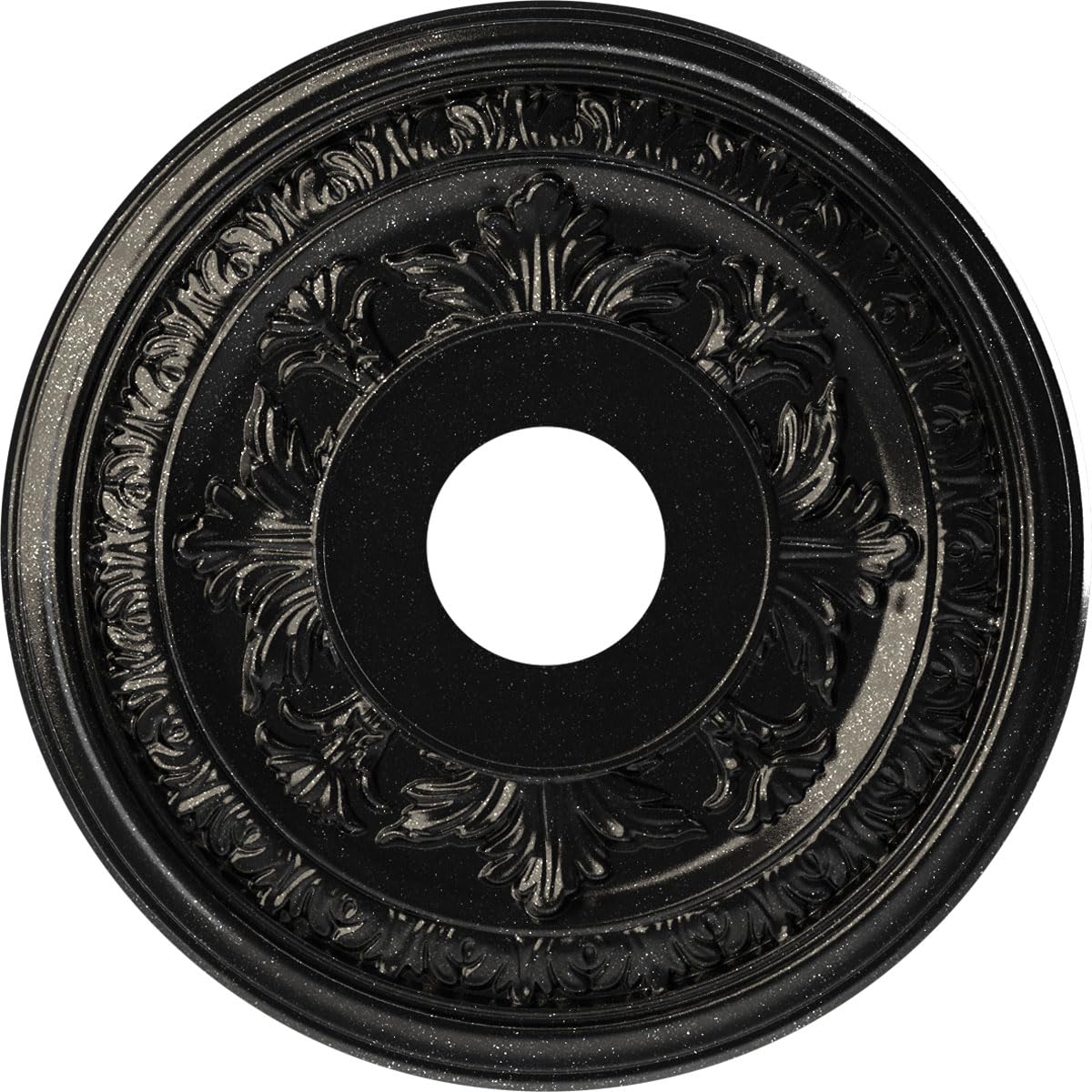 16"OD x 3 1/2"ID x 1"P Baltimore Thermoformed PVC Ceiling Medallion (Fits Canopies up to 6 1/2"), Textured Metallic Galaxy