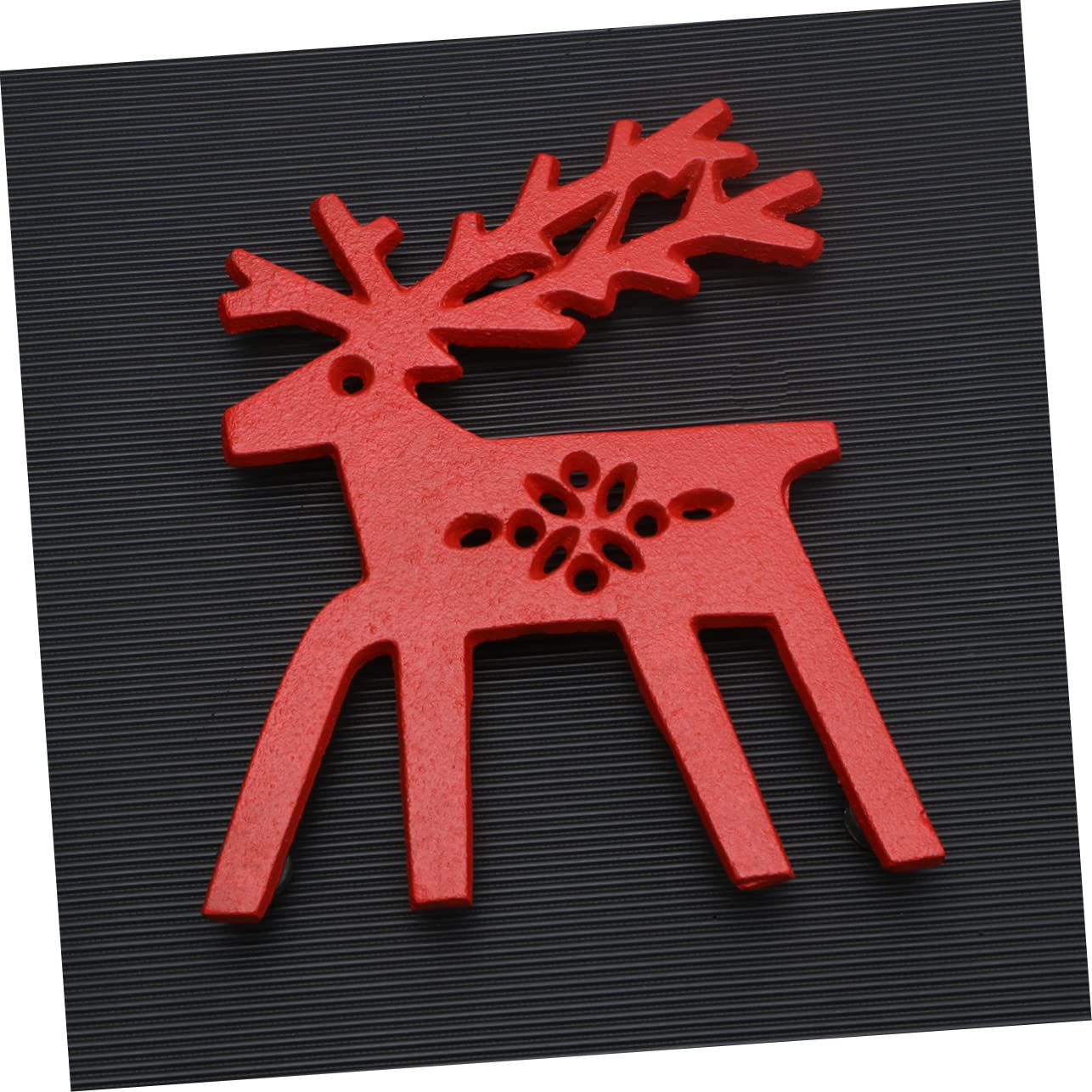 FUNOMOCYA Kitchen Mat Elk Pattern Non-Slip and Ironing Coasters Insulation Pad Cup Mat for Home