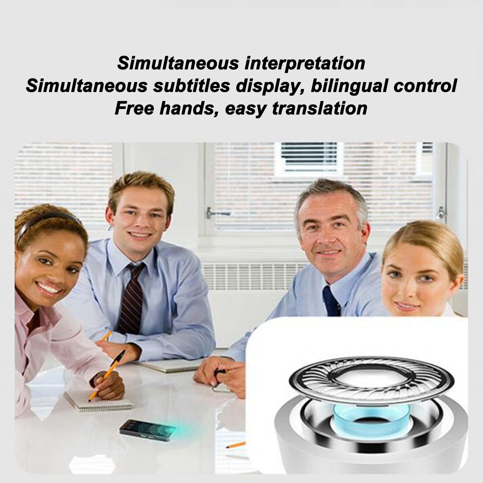POENVFPO Dispositivo di Traduzione Linguistica AI Smart 138 Lingue di Traduzione Online Riduzione del Rumore Traduttore di Registrazione WiFi per Famiglie Multilingue, Dispositivo di Portatile